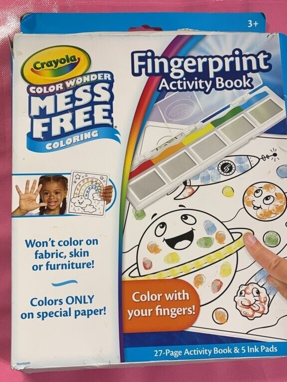Crayola Color Wonder Mess Free Fingerprint Activity Book
